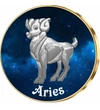 Berbec, medalie zodiac, ambalată exclusiv 