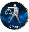 Balanţă, medalie zodiac, ambalată exclusiv 