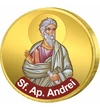 // 50 cenţi, Sfântul Apostol Andrei, CuNi, UE, 2002-2018 // Sf. Apostol Andrei a fost printre primii ucenici ai lui Hristos. După Pogorârea Sfântului Duh, prin tragere la sorţi, Apostolii au primit teritoriile unde să predice, astfel, Sf. Andrei a ajuns ş