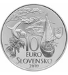  10 euro Martin Kukučín Ag bu 2010 Slovacia