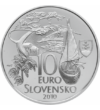  10 euro Martin Kukučín Ag bu 2010 Slovacia