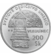  200 kč Biserici de lemn Vlkolínec Ag Slovacia