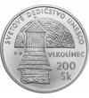  200 kč Biserici de lemn Vlkolínec Ag Slovacia