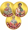 // monede  Apostoli ai lui Hristos  set de 3 monede 