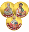 // monede  Apostoli ai lui Hristos  set de 3 monede 