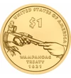 Primul tratat de pace cu coloniştii, 1 dolar, SUA, 2011
