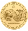 Unirea triburilor Iroquois, 1 dolar, SUA, 2010
