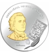 Mihai Eminescu, medalie placată cu aur pur, România