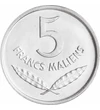 Hipopotamul, 5 franci, Mali, 1961