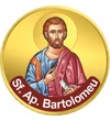Apostolul Bartolomeu - monedă pictată, 50 cenţi, UE