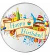 „La mulţi ani”, felicitare personalizată, medalie ocazie, ambalată exclusiv