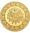 Mehmet al V-lea sultan otoman, 500 kurus de aur în replică, placată cu aur