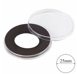 Capsule cu înălţime de 4,5 mm şi inel negru Ø 25