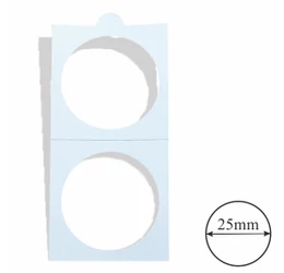 Carton pt. păstr. monedelor 25 mm