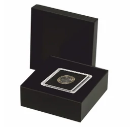 Cutii pt.monede în capsule pătrate 50x50