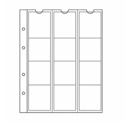 NUMIS Filă de album, diametrul maxim 44mm