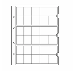 NUMIS Filă de album pentru set de 3 euro