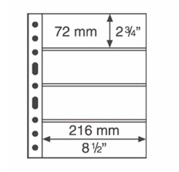 GRANDE file de album, bancnote, 4 buzunare