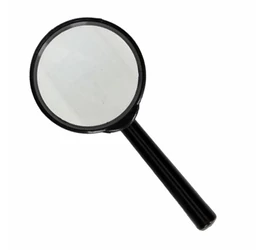 Lupă cu mâner, diametru 60 mm