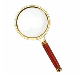 Lupă cu mâner, diametru 80 mm