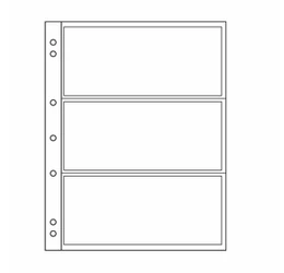 NUMIS File de album, bancnote, 3 sertare