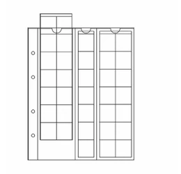 OPTIMA file de album pentru 35 monede