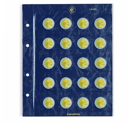 VISTA file de album 2 euro pt. 20 monede