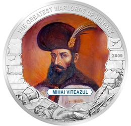 Mihai Viteazul, voievodul Ţării Româneşti, 5 dolari, Liberia, 2009