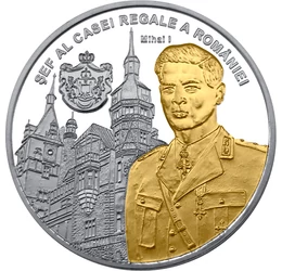  Regele Mihai I pl. cu aur
