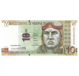 Pilot sărbătorit, 10 sol, Peru, 2016