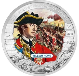 William Howe, 1 dolar, Palau, 2015