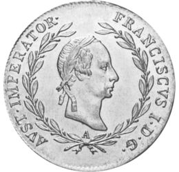  20 creiţari, Francisc I, 1802-1830, Imperiul Habsburgic