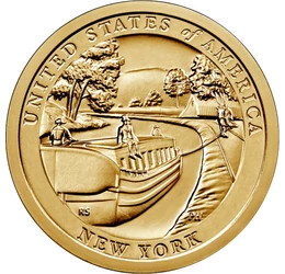 Inovatori americani - New York, Canalul viitorului, 1 dolar, SUA, 2021