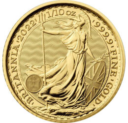 10 lire, Frunză de arţar, aur de 999,9/1000, 3,11 g, Marea Britanie, 2022