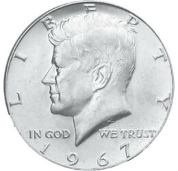  1/2 dolar, Kennedy, argint, SUA