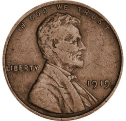 1 cent, Portretul lui Abraham Lincoln, bronz, 3,11 g, SUA, 1919
