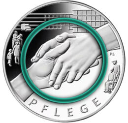 10 euro, Strângere de mână, cupru, nichel, 9,7 g, Germania, 2022