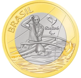 1 real, Caiac-canoe, 2015, Brazilia