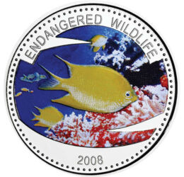 1 dolar, Peşti, , cupru, nichel, 24 g, Palau, 2008