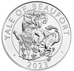 5 lire, Fiara Yale cu stemă, , cupru, nichel, 28,28 g, Marea Britanie, 2023