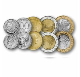 1, 2, 5, 10, 20, 50, 100, 200, 500, 1000 lire, ,  , 0, Italia, 1951-2001