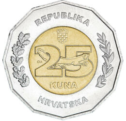 25 kuna, Stemă, , jder, cupru, nichel, 12,75 g, Croaţia, 2020