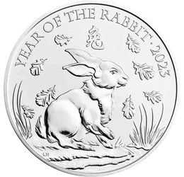 A început Anul Iepurelui, 5 lire, Marea Britanie, 2023