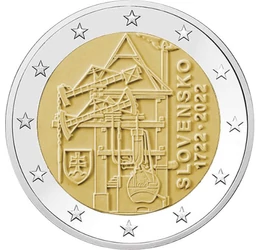 Motorul cu aburi Potter, 2 euro, Slovacia, 2022