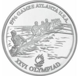  100 lei, Olimpiadă Canotaj, Ag, 1996, România