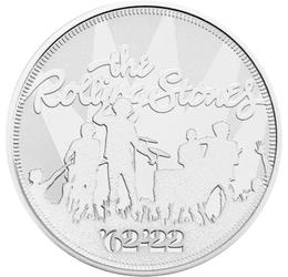 5 lire, Formaţia The Rolling Stones, , cupru, nichel, 28,21 g, Marea Britanie, 2022