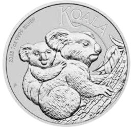 1 dolar, Koala, , fineţe, argint de 999,9/1000, 31,1 g, Australia, 2023