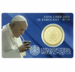 50 cenţi, Stemă, , cupru, nichel, 7,8 g, Vatican, 2023