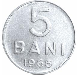  5 bani, Rep. Socialistă, 1966, România