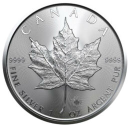 5 dolari, Frunză jugastru, argint de 999,9/1000, 31,1 g, Canada, 2023